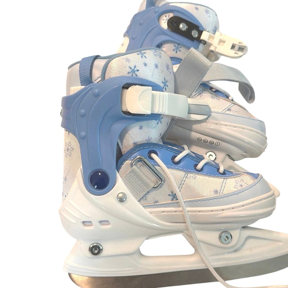 Lake Placid Youth Glacier Adjustable Ice Skates Size Small (11-1) - Picture 2 of 3